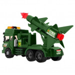 Vojenské autíčko s raketometom zelené